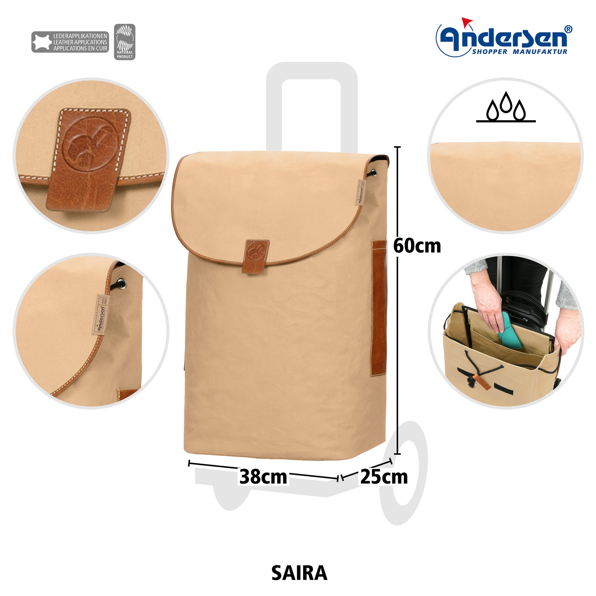 Cargo Shopper XXL Saira beige_3