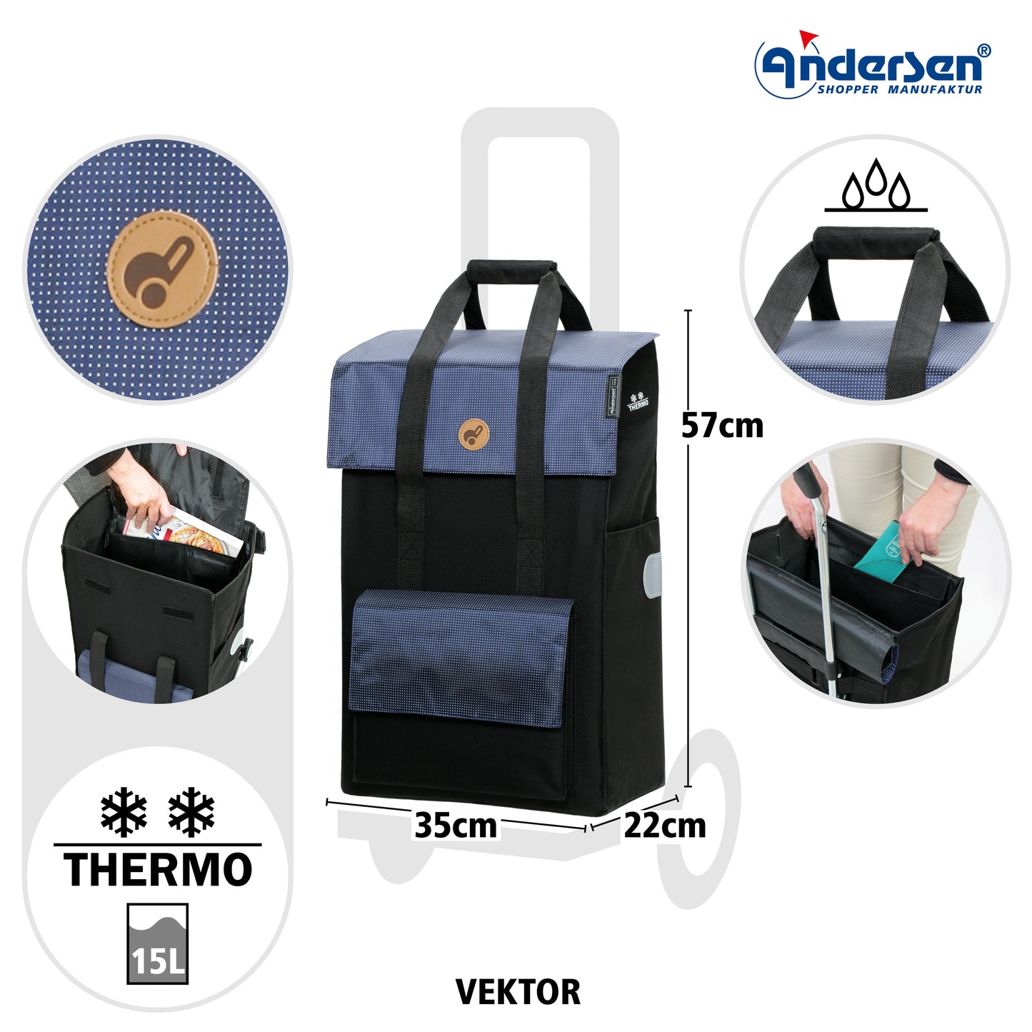 Trepp. Royal Steel Shopper Vektor blau_3