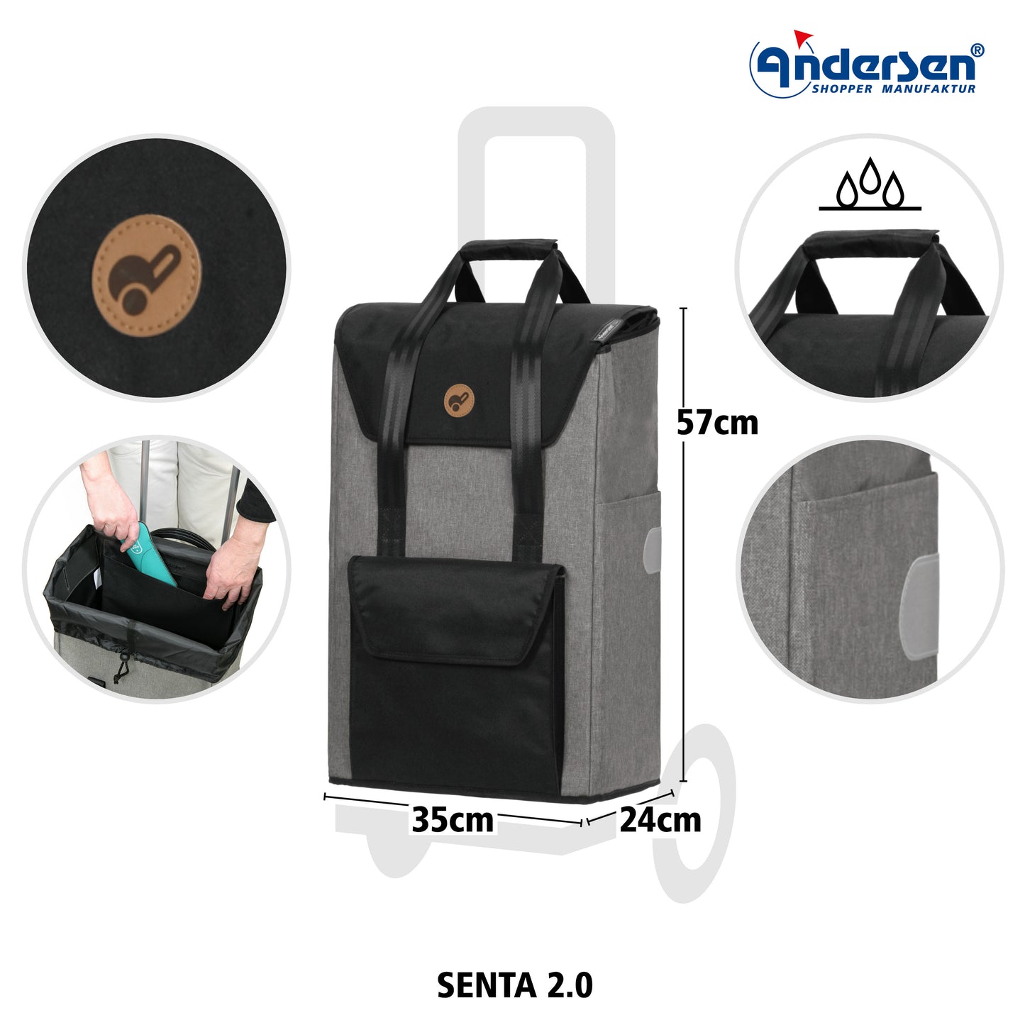 Komfort Shopper Senta 2.0 grau_3