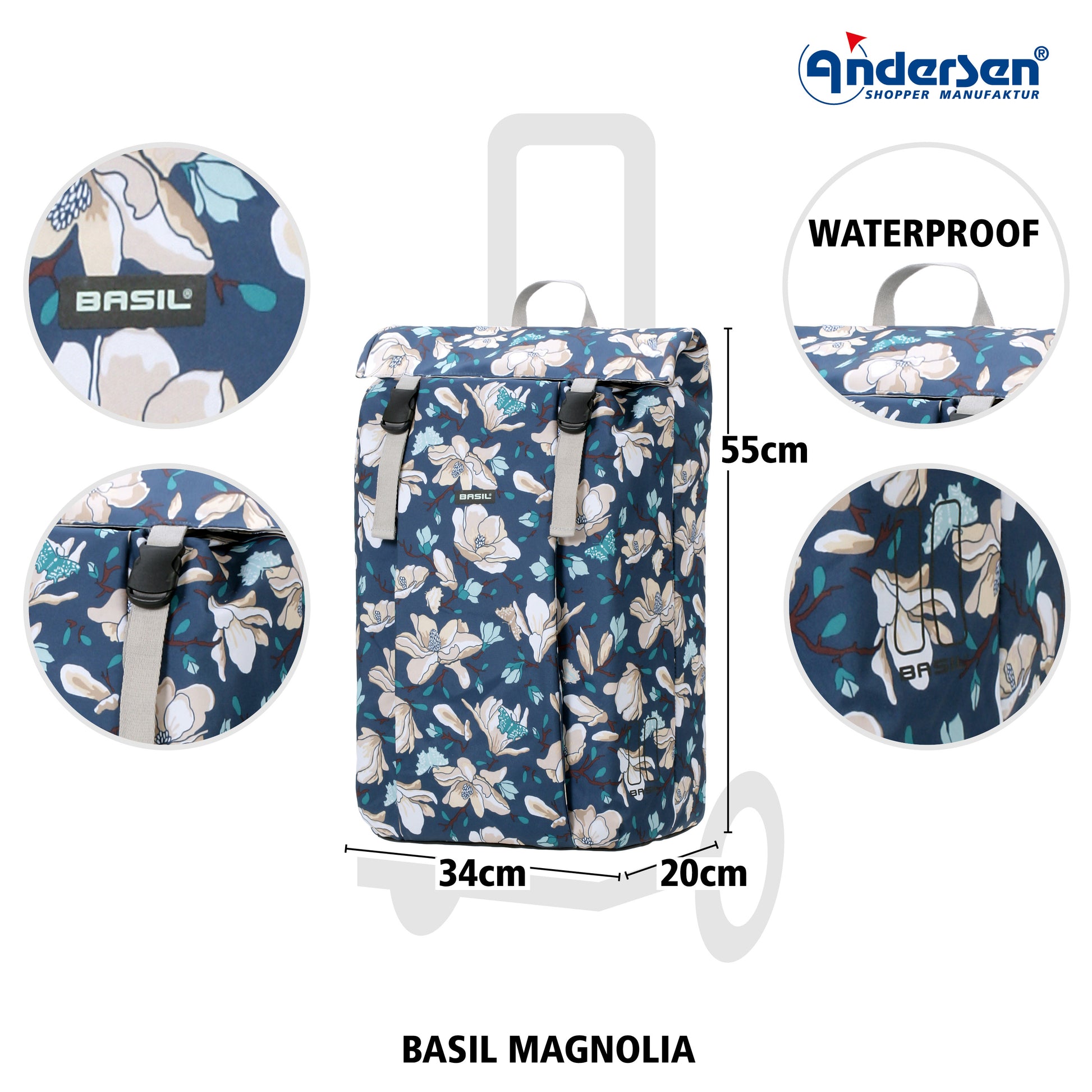 Tasche Basil Magnolia blau_2