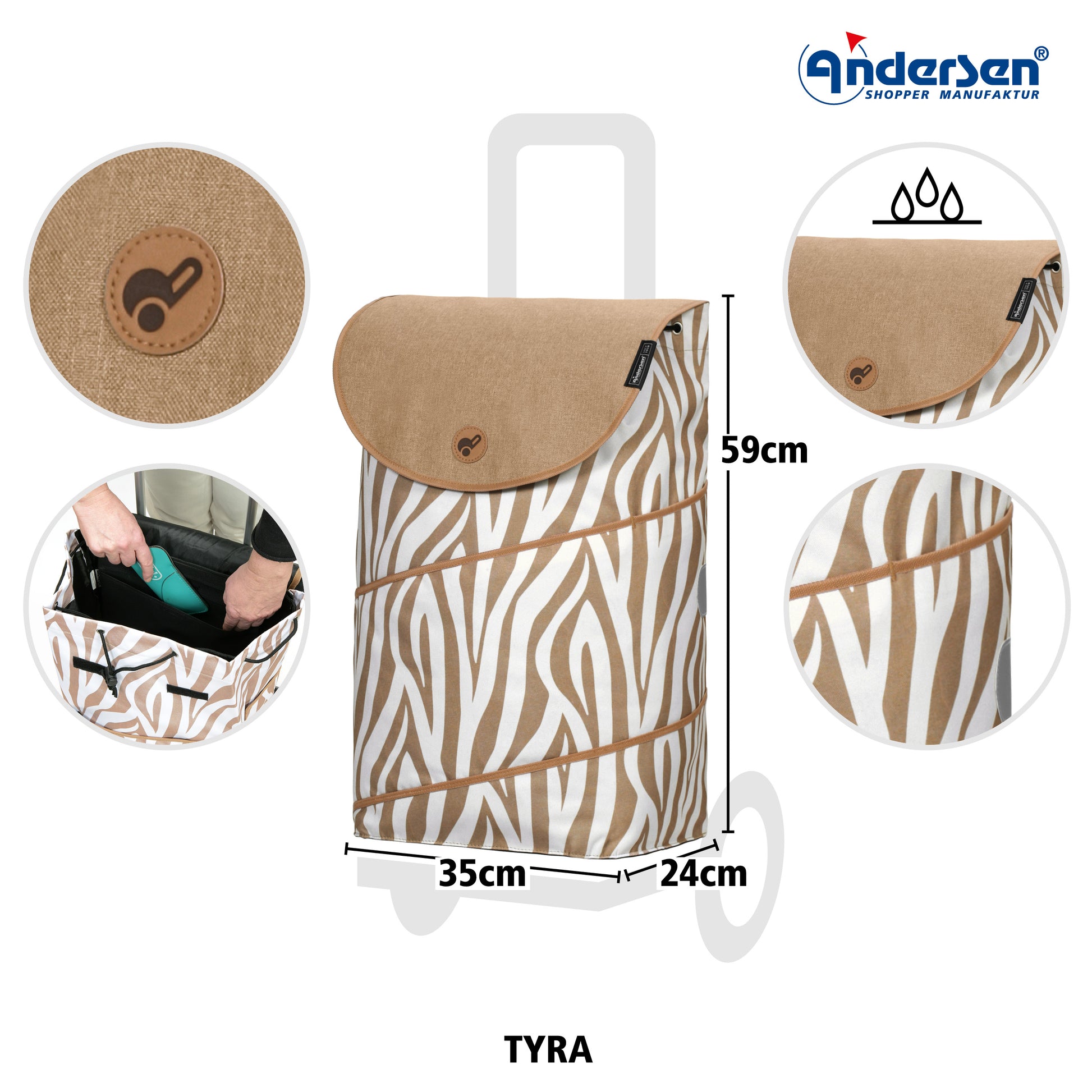 Alu Star Shopper Tyra zebra_3