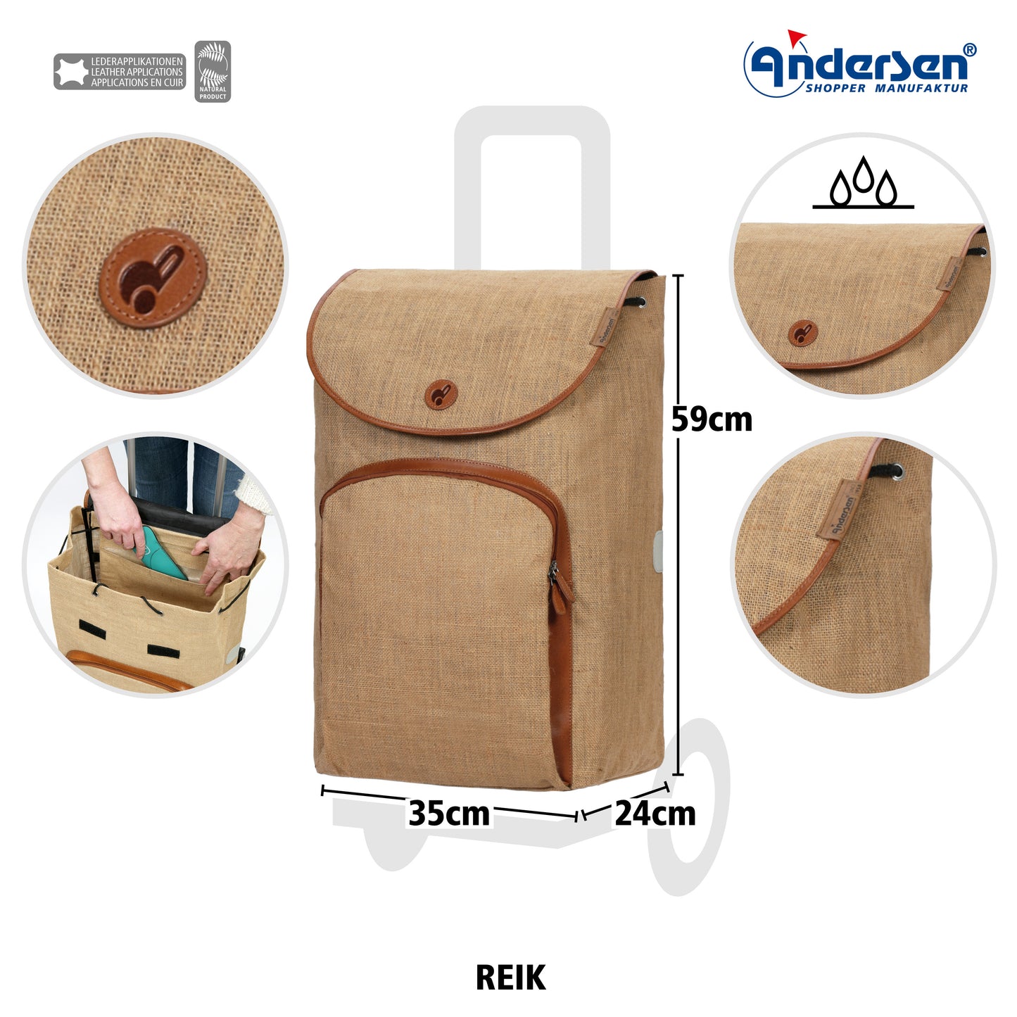 Alu Star Shopper Reik beige_3